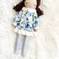 Heirloom Doll, Handmade Doll, Dress Up Doll, Yarn Haired Doll