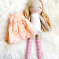 Heirloom Doll, Handmade Doll, Dress Up Doll, Yarn Haired Doll