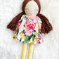 Heirloom Doll, Handmade Doll, Dress Up Doll, Yarn Haired Doll