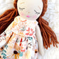 Heirloom Doll, Handmade Doll, Dress Up Doll, Yarn Haired Doll