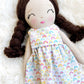 Heirloom Doll, Handmade Doll, Dress Up Doll, Yarn Haired Doll