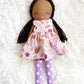 Heirloom Doll, Handmade Doll, Dress Up Doll, Yarn Haired Doll