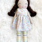 Heirloom Doll, Handmade Doll, Dress Up Doll, Yarn Haired Doll