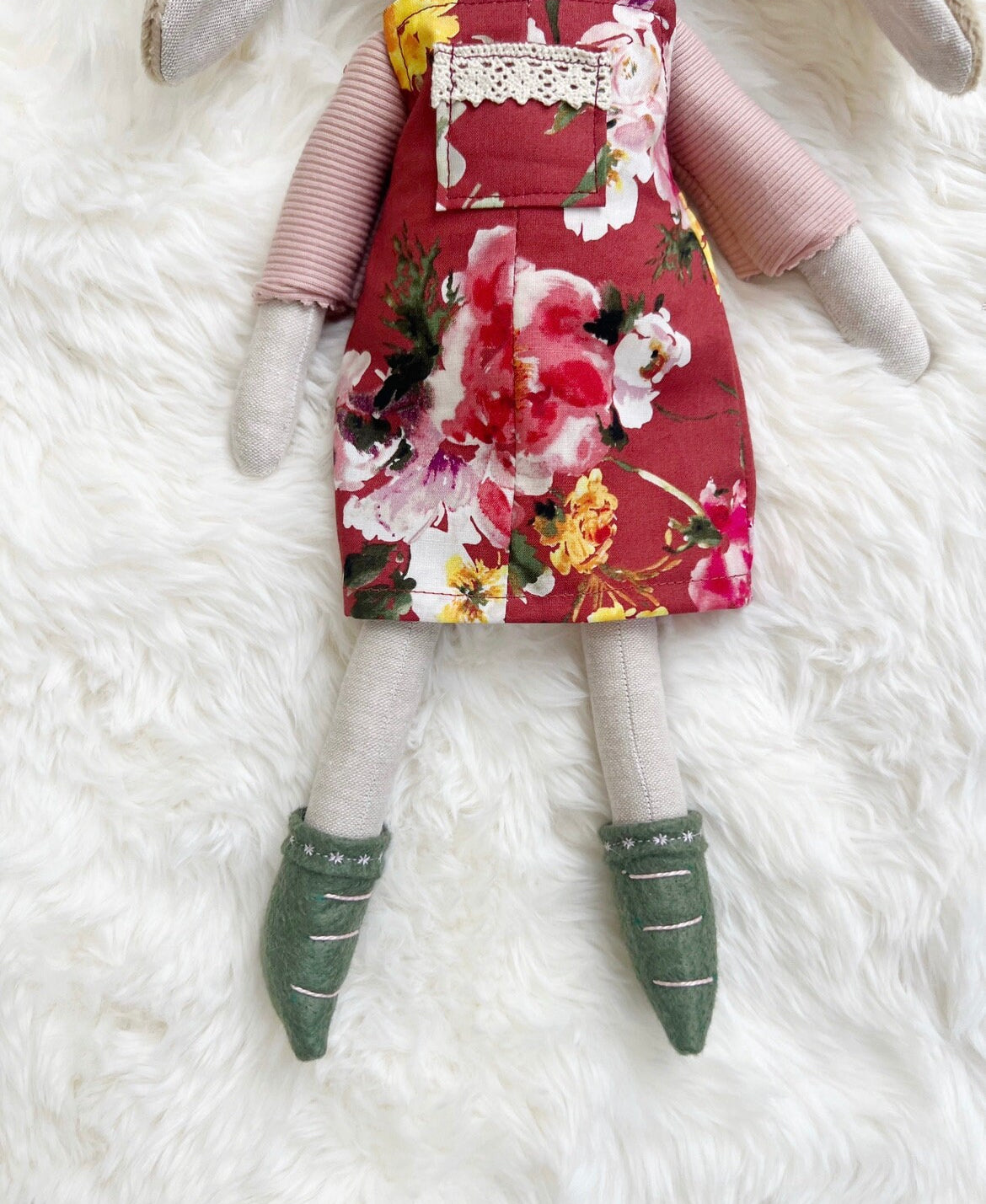 Bunny doll, bunny doll, linen bunny