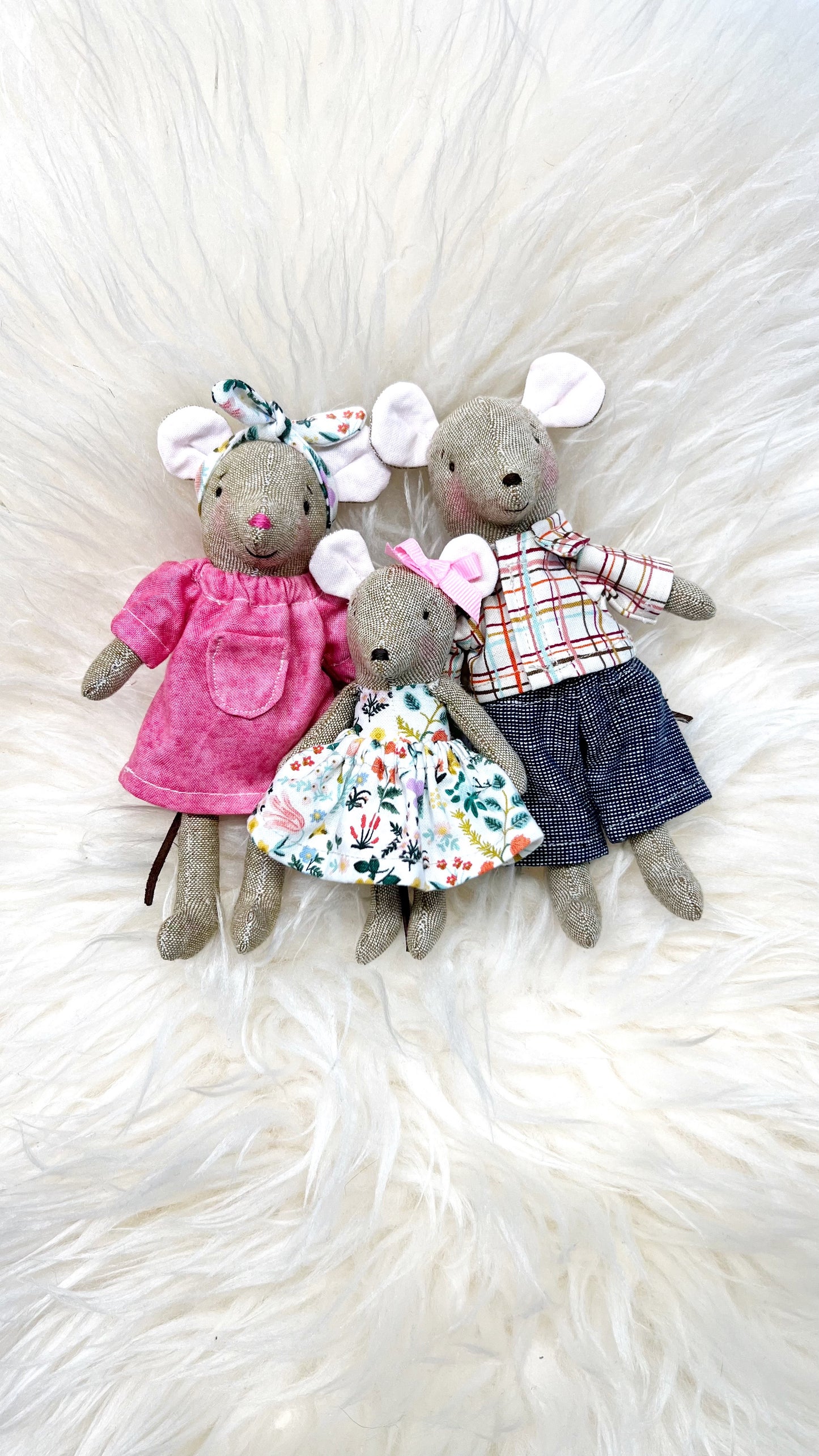 Mouse Family, Mice, Mouse, Mouse Doll