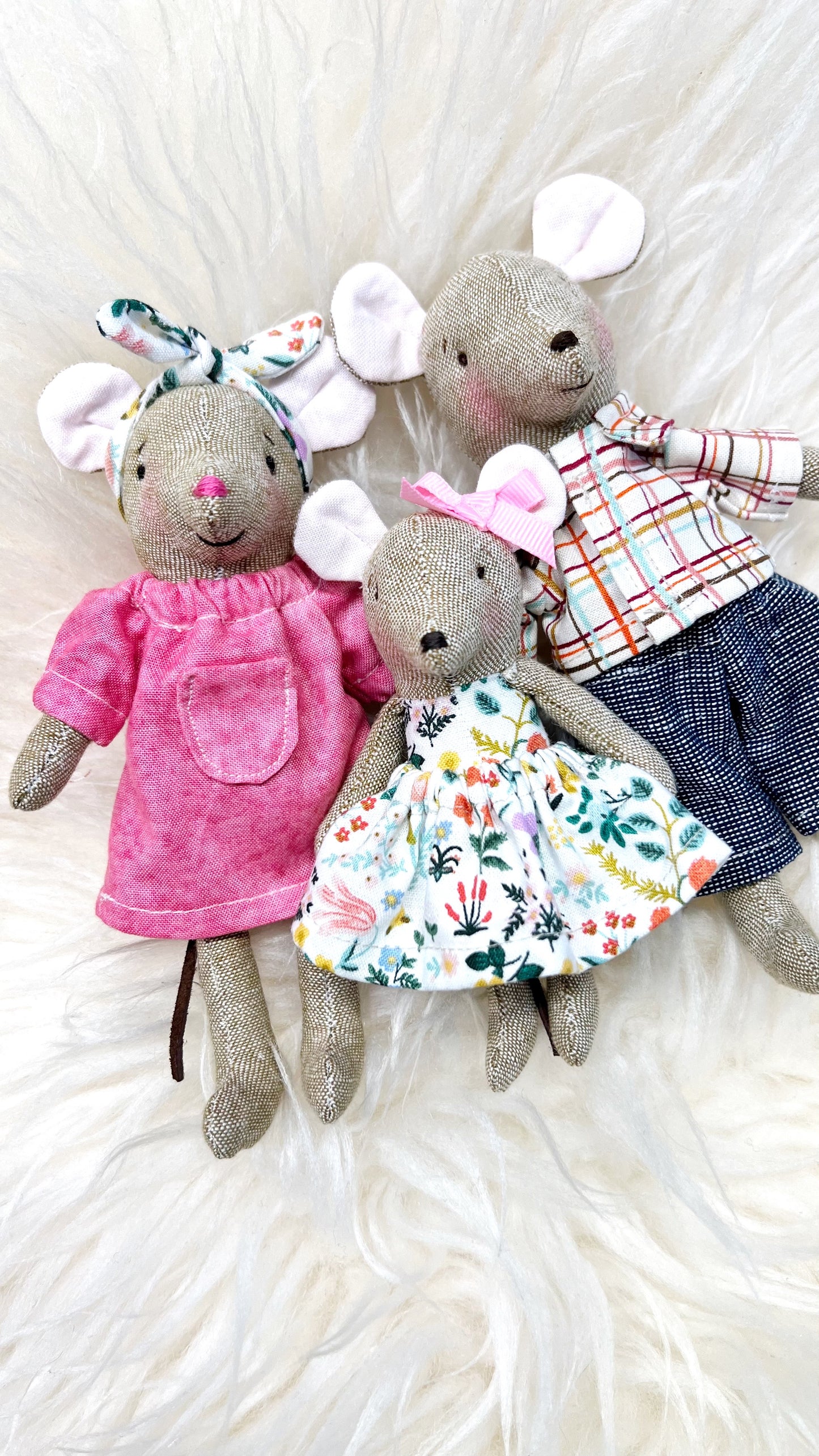 Mouse Family, Mice, Mouse, Mouse Doll