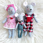 Mouse Family, Mice, Mouse, Mouse Doll