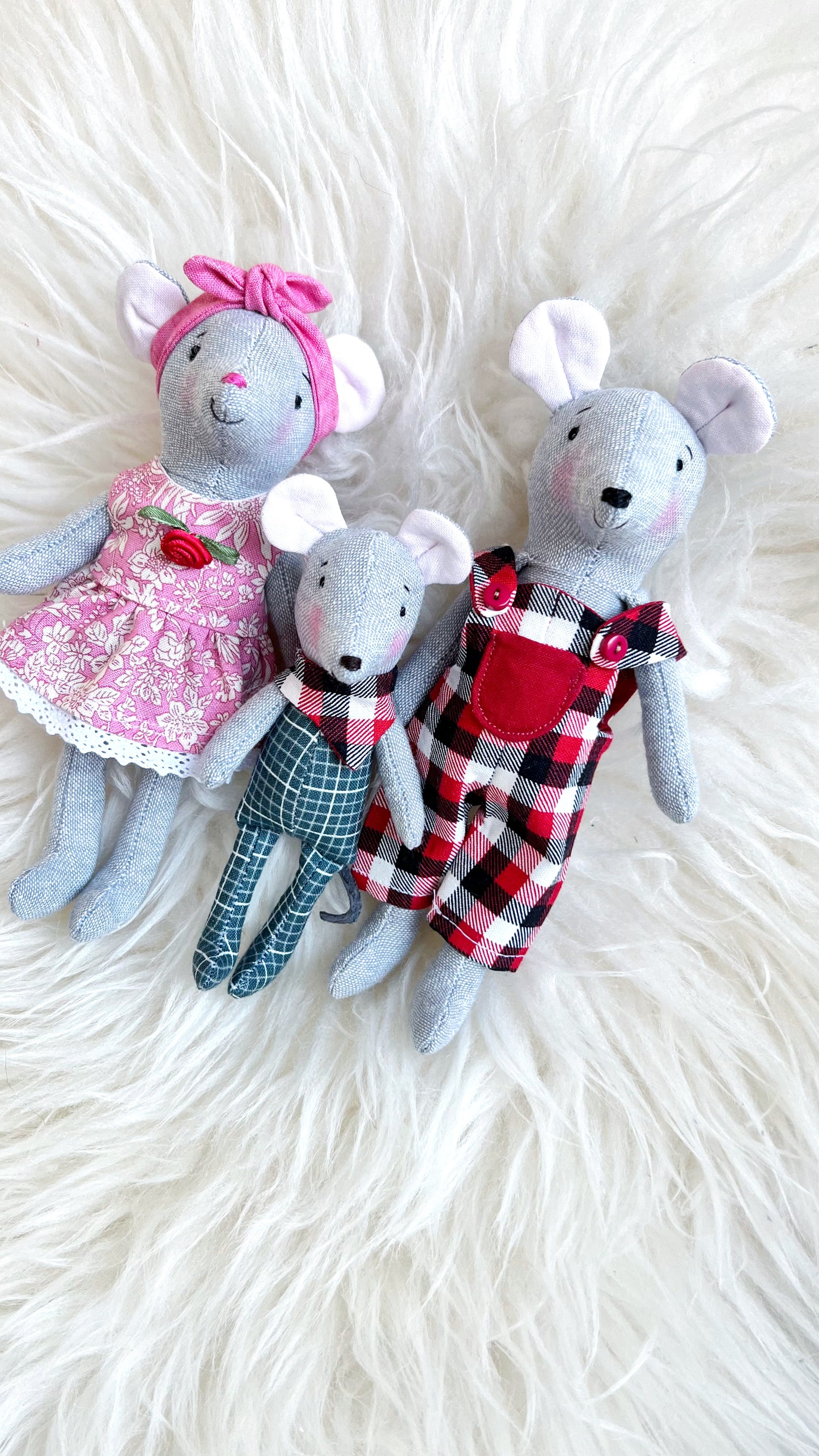 Mouse Family, Mice, Mouse, Mouse Doll